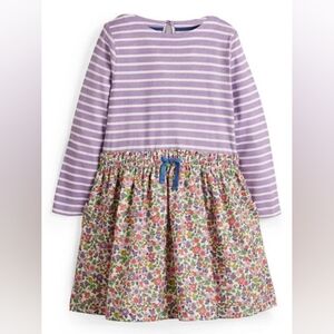 Mini Boden hotchpotch cotton dress sz:5-6yrs